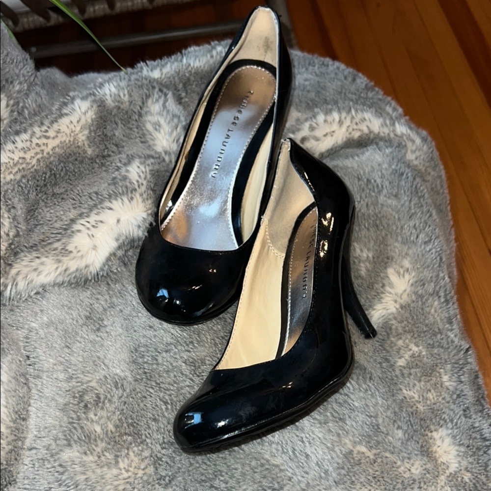 Black Patent Leather Pumps